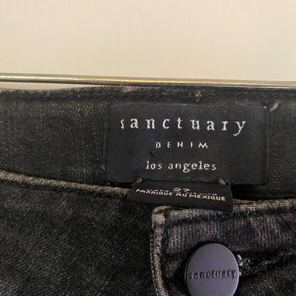 Sanctuary social ankle skinny high rise in charcoal - Picture 7 of 16